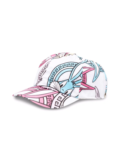 Shop Monnalisa Lola Bunny Print Cap In White