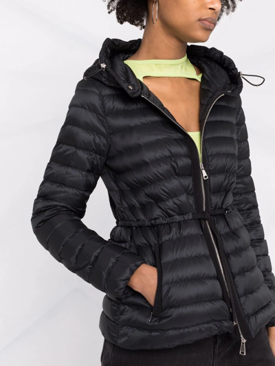 Moncler Raie Short Down Jacket In Black