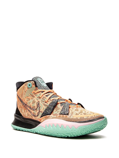 Nike Kyrie 7 "play For The Future" Sneakers In Orange