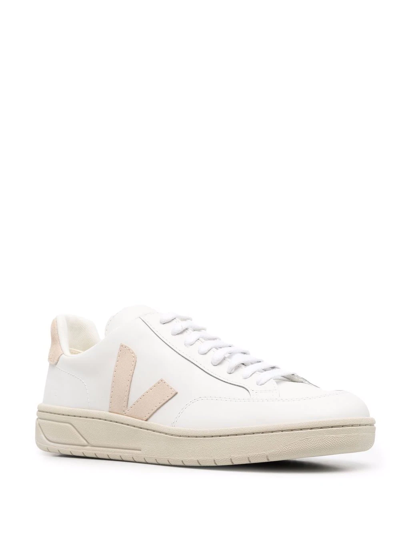 Shop Veja V12 Low-top Sneakers In White
