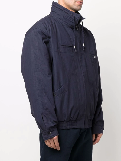 Isabel Marant High-neck Zip-up Jacket In Blue