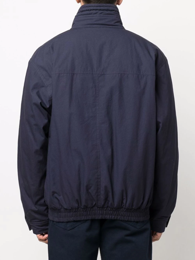 Shop Isabel Marant High-neck Zip-up Jacket In Blue