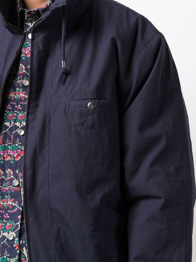 Isabel Marant High-neck Zip-up Jacket In Blue