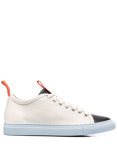 Shop Sofie D'hoore Fable Leather Sneakers In Nude