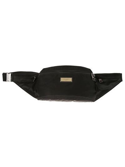 Shop Dolce & Gabbana Marsupio Belt Bag In Black