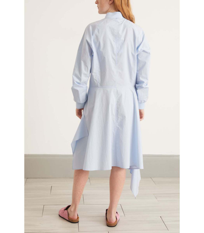 Shop Jw Anderson Bomber Dress In Baby Blue