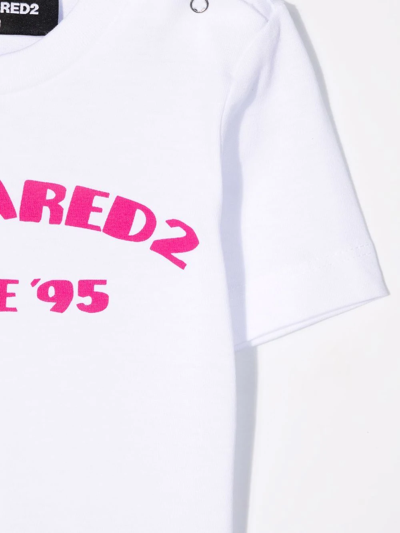 Dsquared2 Logo-print Short-sleeved T-shirt In White