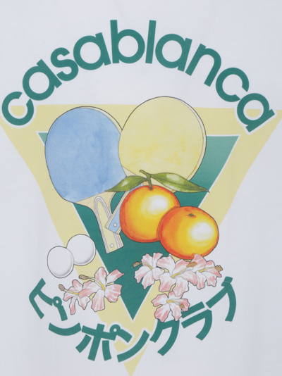 Shop Casablanca T-shirt In Ping Pong Club