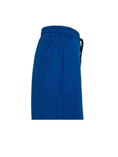 Shop Peuterey Bermuda Shorts With Logo Detail In Bluette