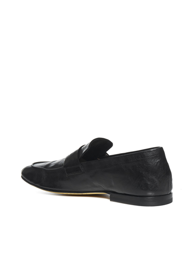 Shop Officine Creative Loafers In Nero