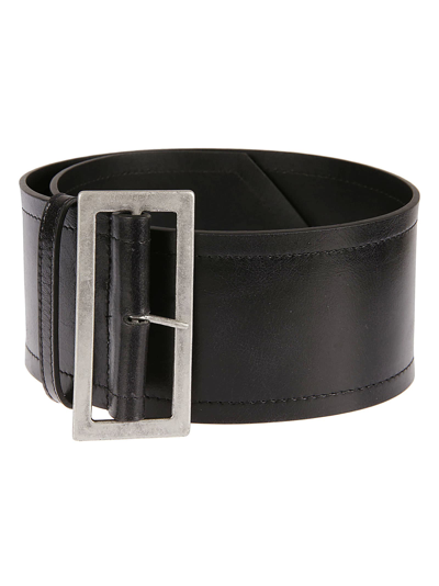 Shop Philosophy Di Lorenzo Serafini Rectangle Buckled Belt In Black