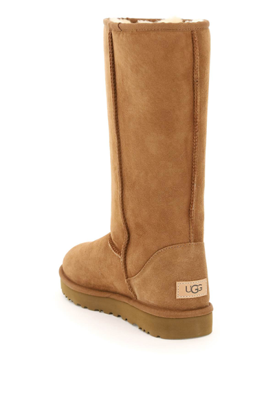 Shop Ugg Classic Tall Ii Boots In Chestnut (beige)