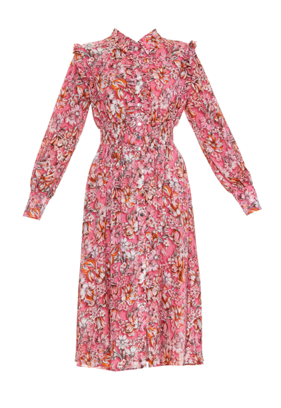 Shop Pinko Rosarno Dress In Multicolor