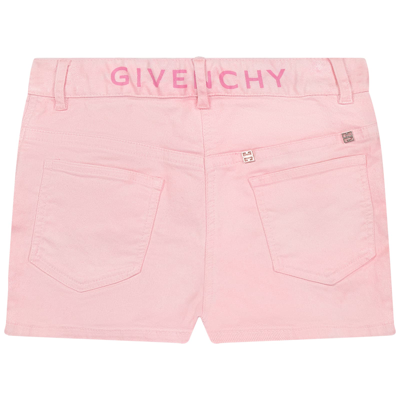 Shop Givenchy Shorts With Logo In Pink