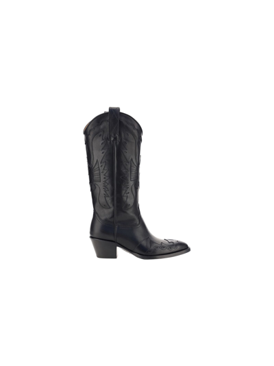 Shop Buttero Archive 009 Boots In Nero-pe-elba