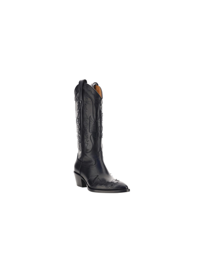 Shop Buttero Archive 009 Boots In Nero-pe-elba