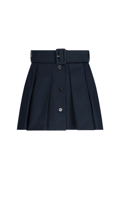 Shop Patou Pleated Miniskirt With Belt
