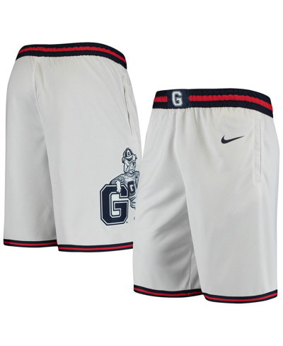 Shop Nike Men's  White Gonzaga Bulldogs Limited Basketball Performance Shorts