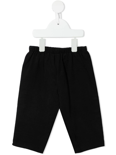 Shop Bonpoint Dandy Elasticated-waist Trousers In Black