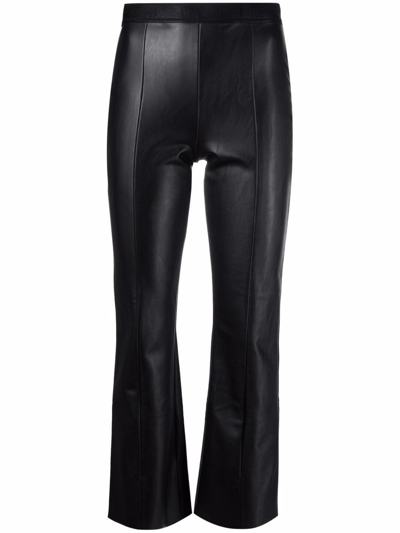 Shop Wolford Jenna Cropped Trousers In Black