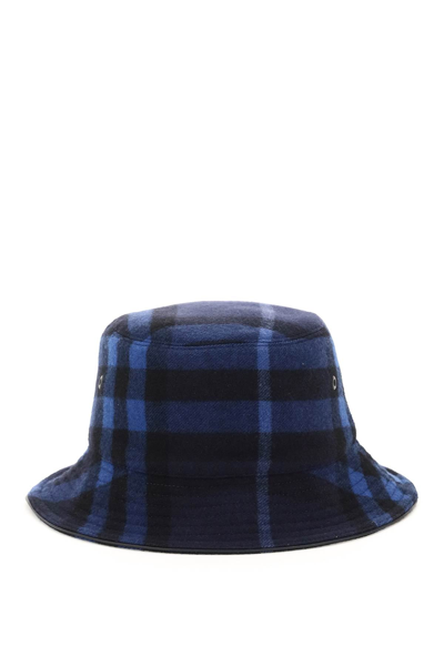 Shop Burberry Wool And Cashmere Bucket Hat In Mixed Colours