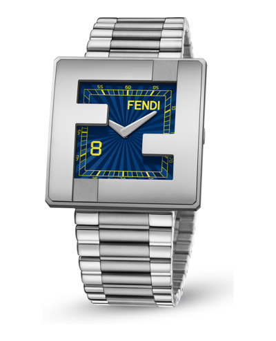 Shop Fendi Mania Bracelet Watch In Blue