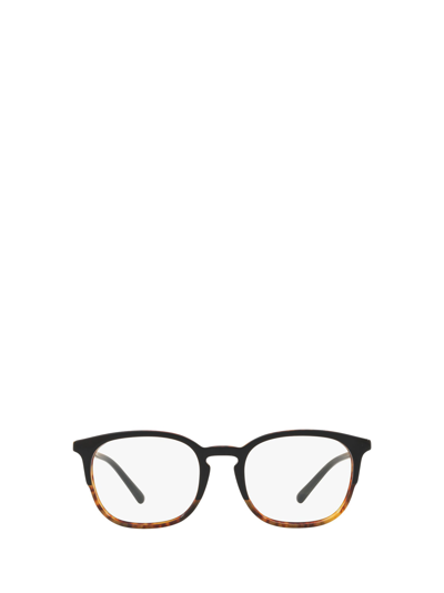 Shop Burberry Eyewear Be2272 Top Black On Havana Glasses