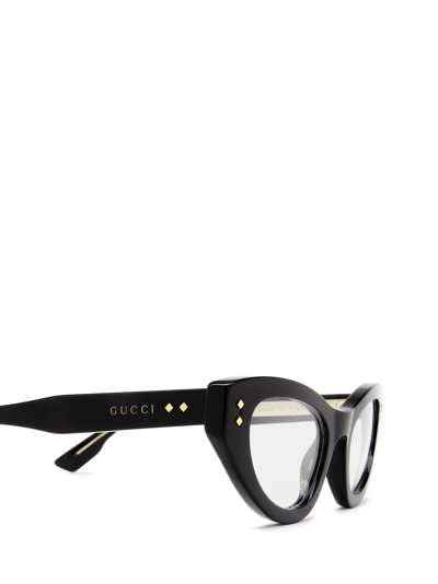 Shop Gucci Gg1083o Black Glasses