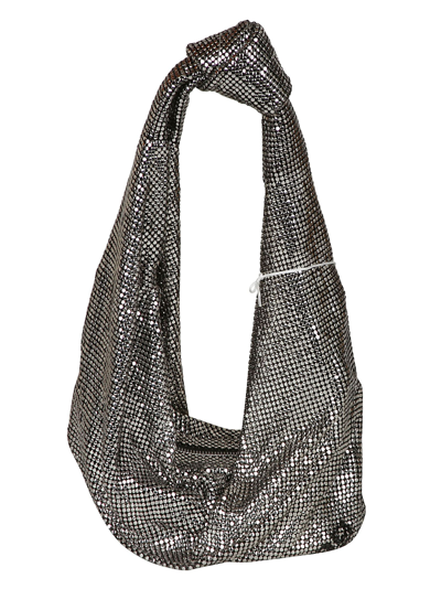 Shop Alexander Wang T Shoulder Bag In Metallic Silver