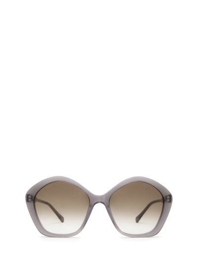 Shop Chloé Ch0082s Grey Sunglasses