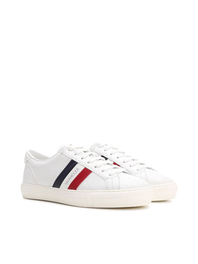 Shop Moncler New Monaco Low Top Sneakers In White