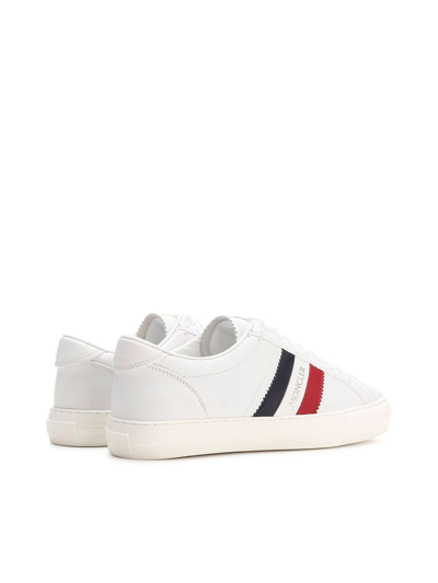 Shop Moncler New Monaco Low Top Sneakers In White