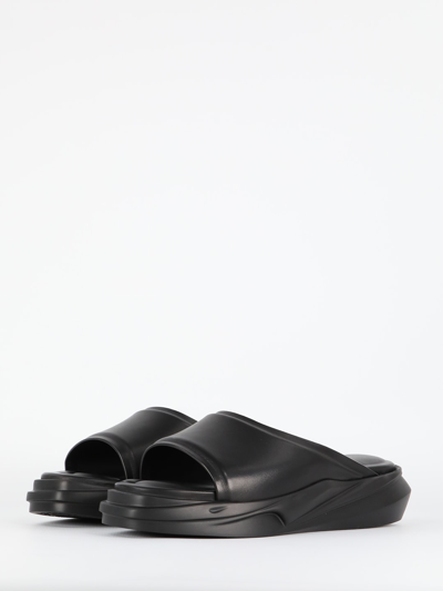 Shop Alyx Black Leather Sandals