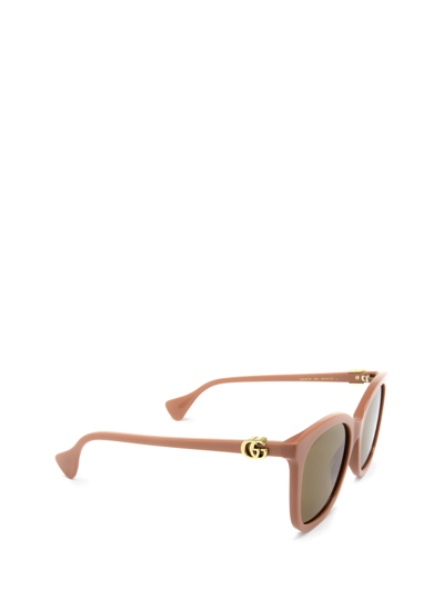 Shop Gucci Gg1071s Pink Sunglasses