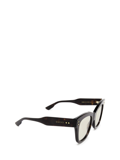 Shop Gucci Eyewear Gg1082s Havana Sunglasses