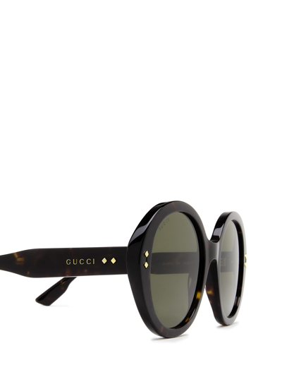Shop Gucci Gg1081s Havana Sunglasses