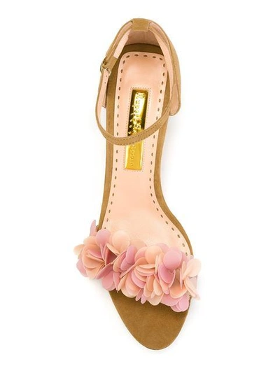 Shop Rupert Sanderson Embellished Sandals