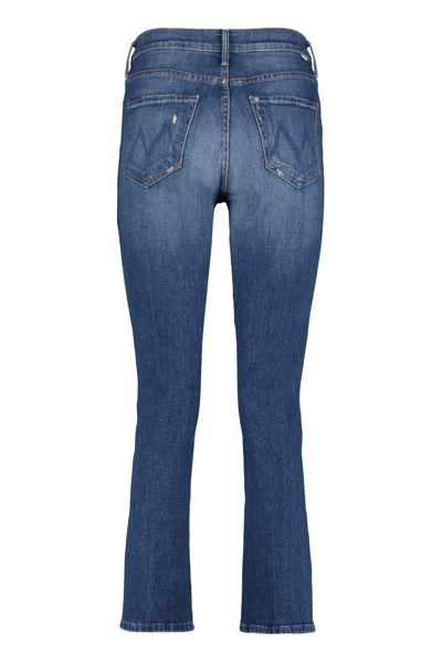 Shop Mother The Swooner Rascal Ankle Jeans In Denim