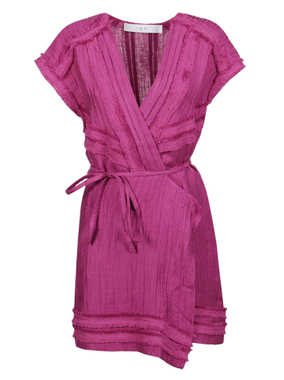 Shop Iro Casalia Dress In Purple