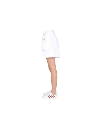 Shop Dsquared2 Cargo Shorts In White