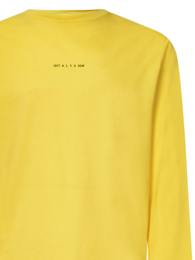 Shop Alyx T-shirt In Yellow