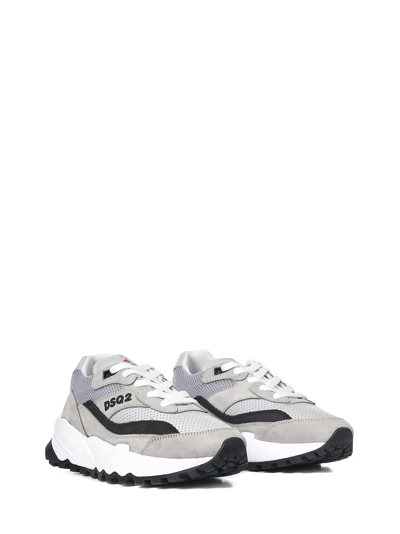 Shop Dsquared2 Free Sneakers In Grey