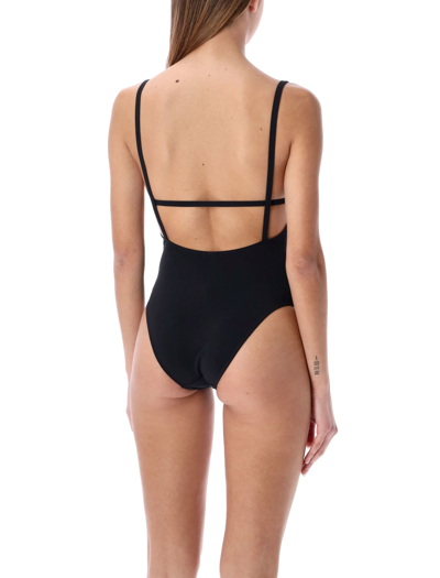 Shop Lido Tre Swimsuit In Black