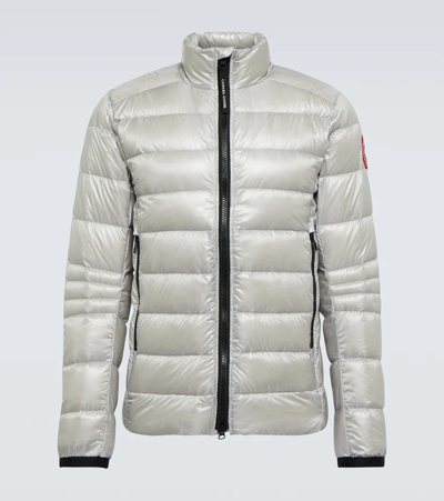 Shop Canada Goose Crofton Down Jacket In Silverbirch