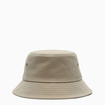 Shop Burberry Beige Cotton Bucket Hat