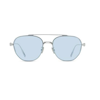 Shop Dior Eyewear Neo Ru Aviator Sunglasses In Silver