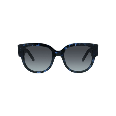 Shop Dior Eyewear Wil Bu Round Frame Sunglasses In Multi