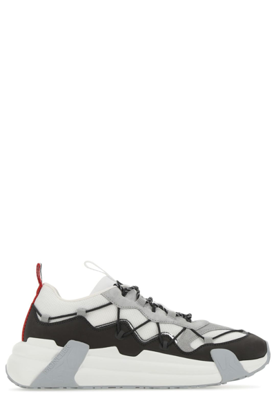 Shop Moncler Compassor Sneakers In Grey