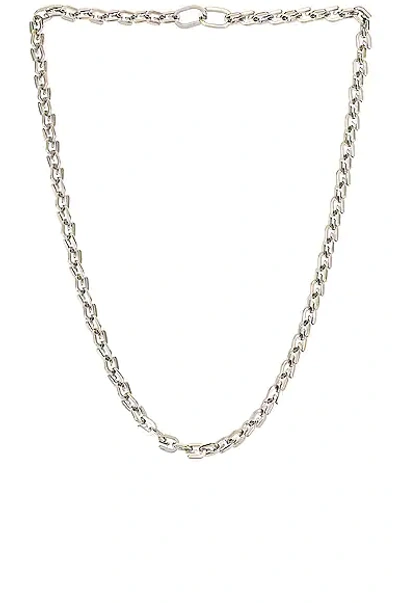 Shop Givenchy G Link Xsmall Necklace In Silvery