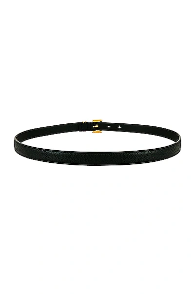 Saint Laurent Monogramme Belt In Noir